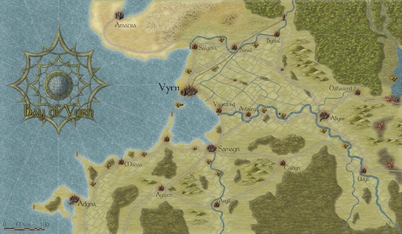 Nibirum Map: bay of vyrn by HadrianVI